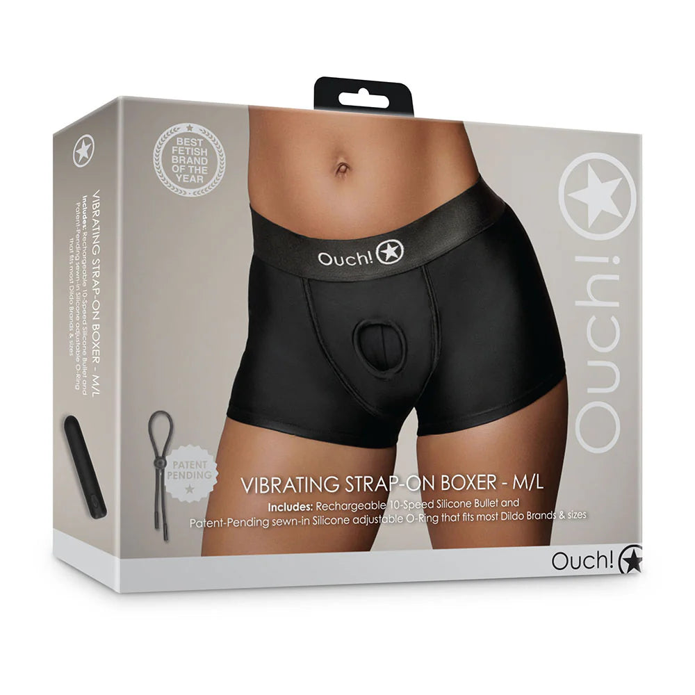 Ouch! Vibrating Strap-On Boxer Danny's Midnight Confessions Ouch! Vibrating Strap-On Boxer Danny's Midnight Confessions