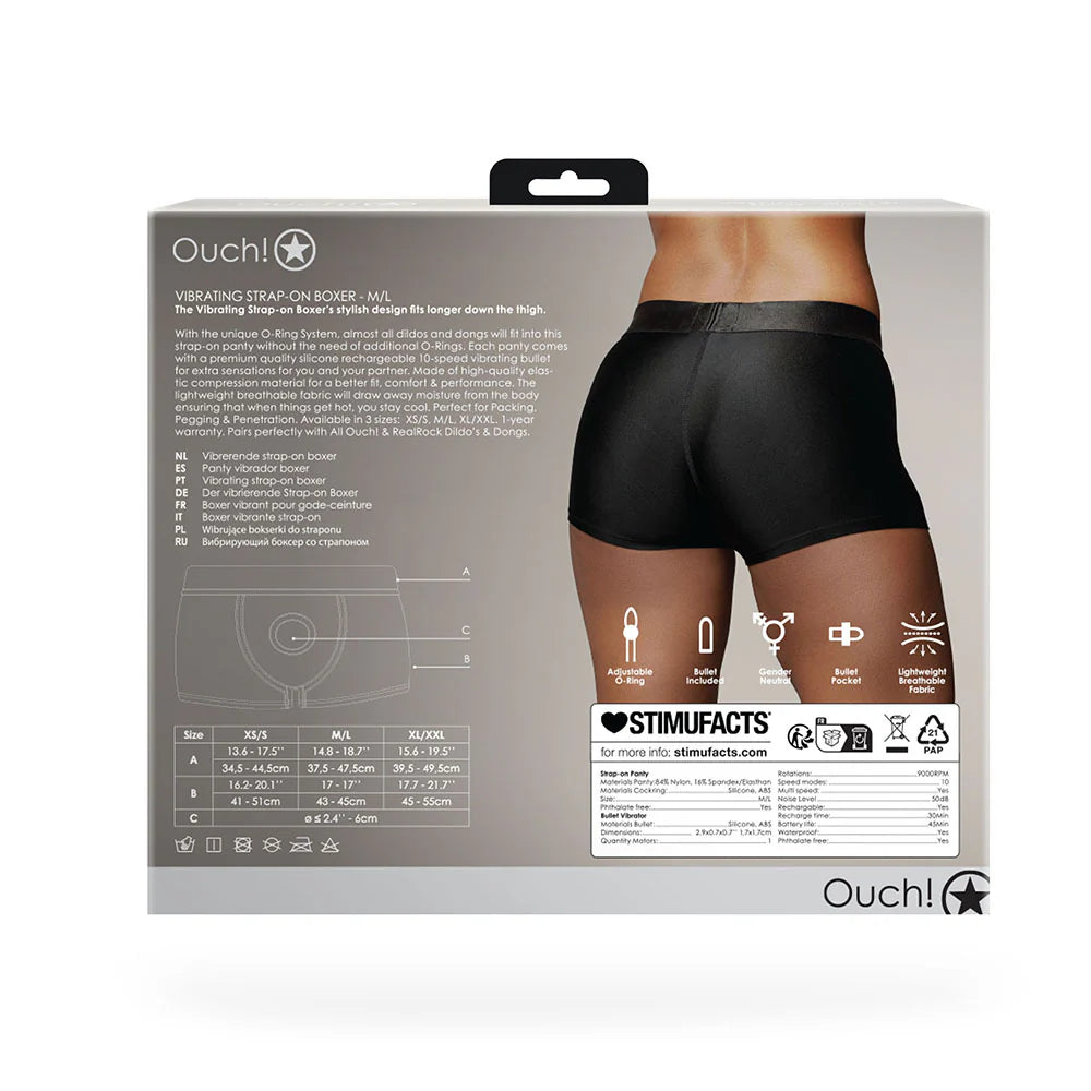 Ouch! Vibrating Strap-On Boxer