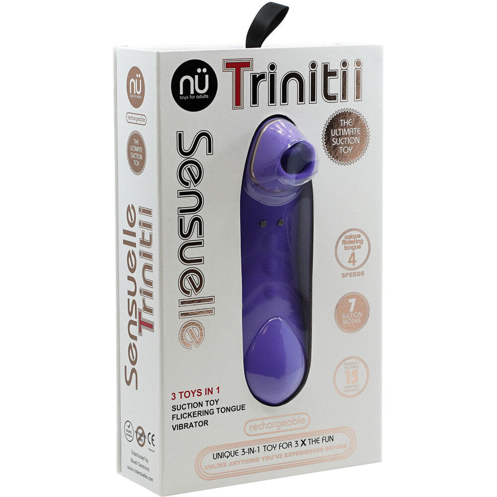 NU:Sensuelle Trinitii Suction/Tongue Vibrator Danny's Midnight Confessions NU:Sensuelle Trinitii Suction/Tongue Vibrator Danny's Midnight Confessions