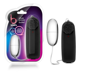 B Yours Wired Remote Silver Power Bullet