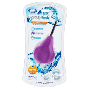 Deluxe Anal Soft Tip 7.6oz Douche w/2 C-Rings