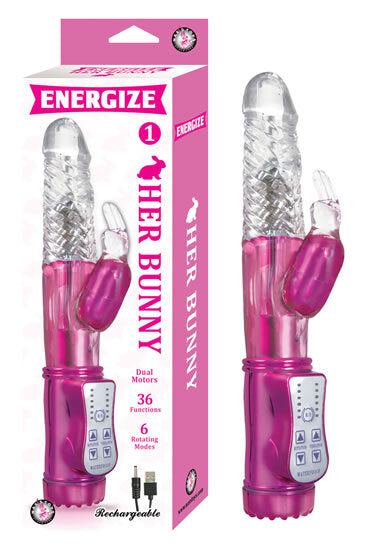 Energize Her Bunny Pink Rabbit Vibrator Danny's Midnight Confessions Energize Her Bunny Pink Rabbit Vibrator Danny's Midnight Confessions