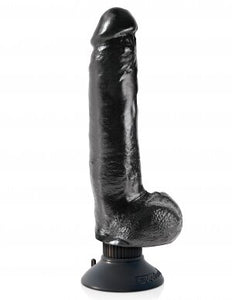 King Cock 9in Vibrating Cock w/Balls