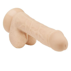 Premium Silicone 7in Dildo w/3 Bonus Cock Rings