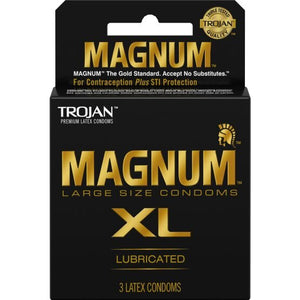 Trojan Magnum XL Latex Condoms 3pk